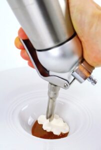 cooking using a cream dispenser 1