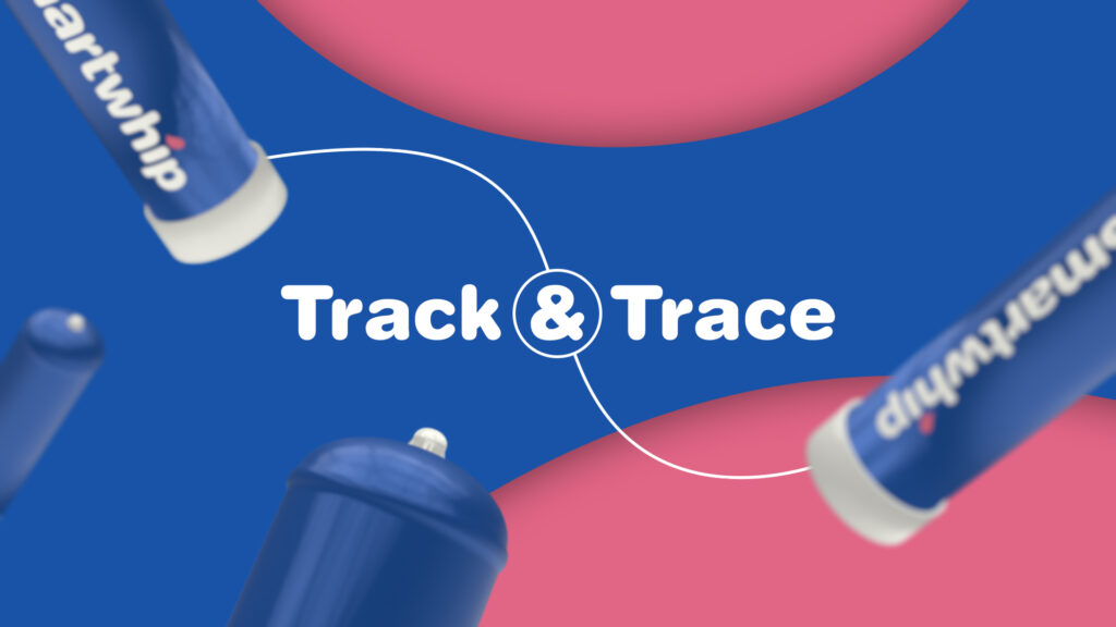 Smartwhip track and trace-huvud