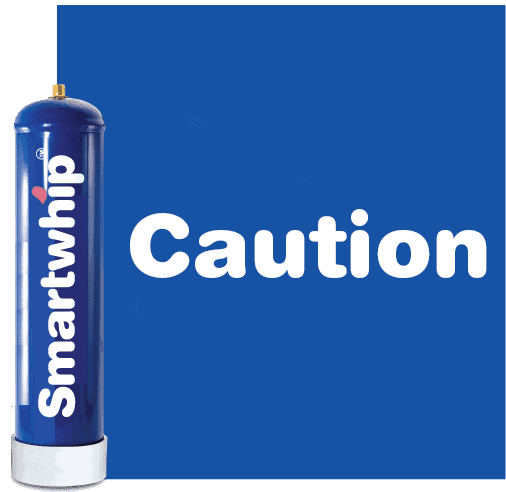 Smartwhip-Zylinder Warnung